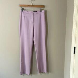 Gianni Versace Couture Wool Pant Light Purple Formal Trouser Italy Sz 42 US 6